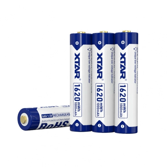 XTAR punjiva litijum jonska baterija AAA 1000mAh 1.5V XTAR-AAA1000