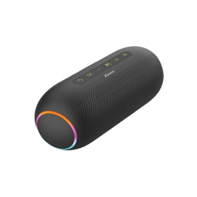 Xvawe bluetooth zvučnik v5.3/TWS/16W/USB-C/Aux-Line In/1800mAh B-Cute-black