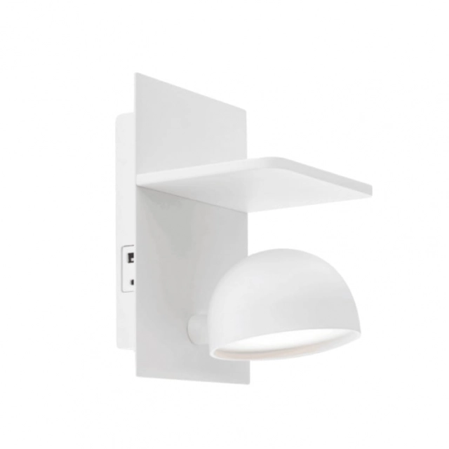 Zidna lampa 7W 3000K bela dimabilna SOLEA57