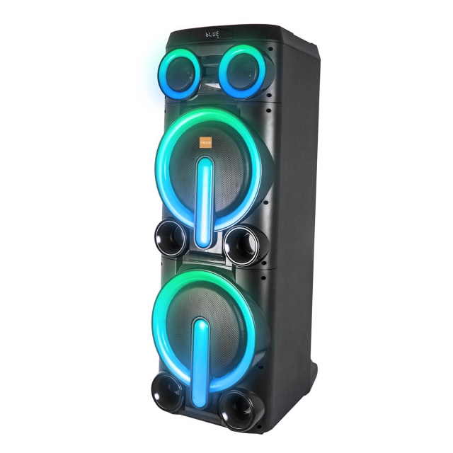 Zvucnik Mikado MD-103KP 200W, 12V 14000mAh USB, Bluetooth, micro SD crni
