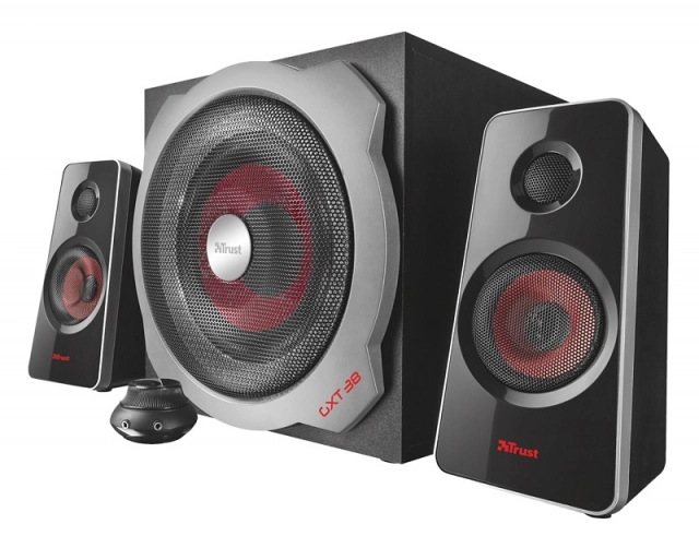 Zvucnik TRUST GXT 38 2.1/120W(60W RMS)/Ultimate Bass/gaming/crna